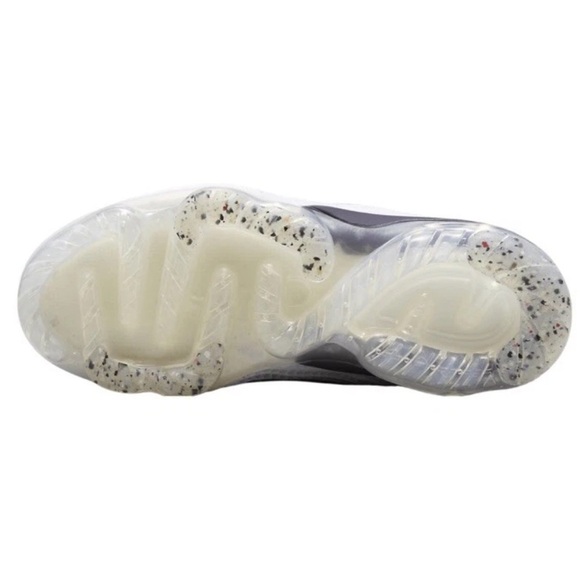 Nike Air VaporMax FK -White Football Grey Hot Fuchsia Dark Raisin - 5.5Y /W 7 - Picture 4 of 10